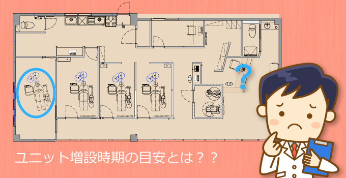 歯科ユニット増設次期は歯科開業時に決めておこう